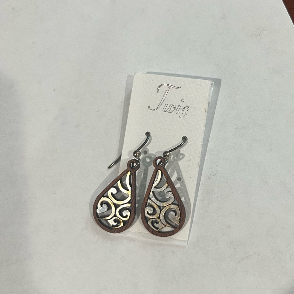Vintage Twig Earrings